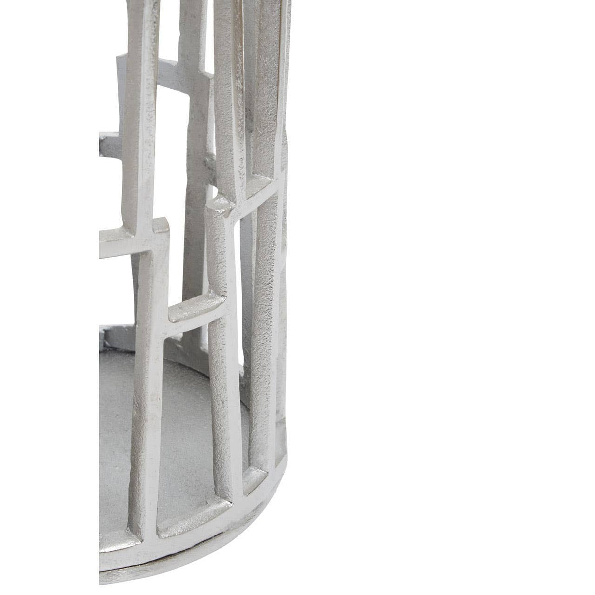 Hamilton Interiors Accessories Delphi Small Silver Finish Candle Holder House of Isabella UK