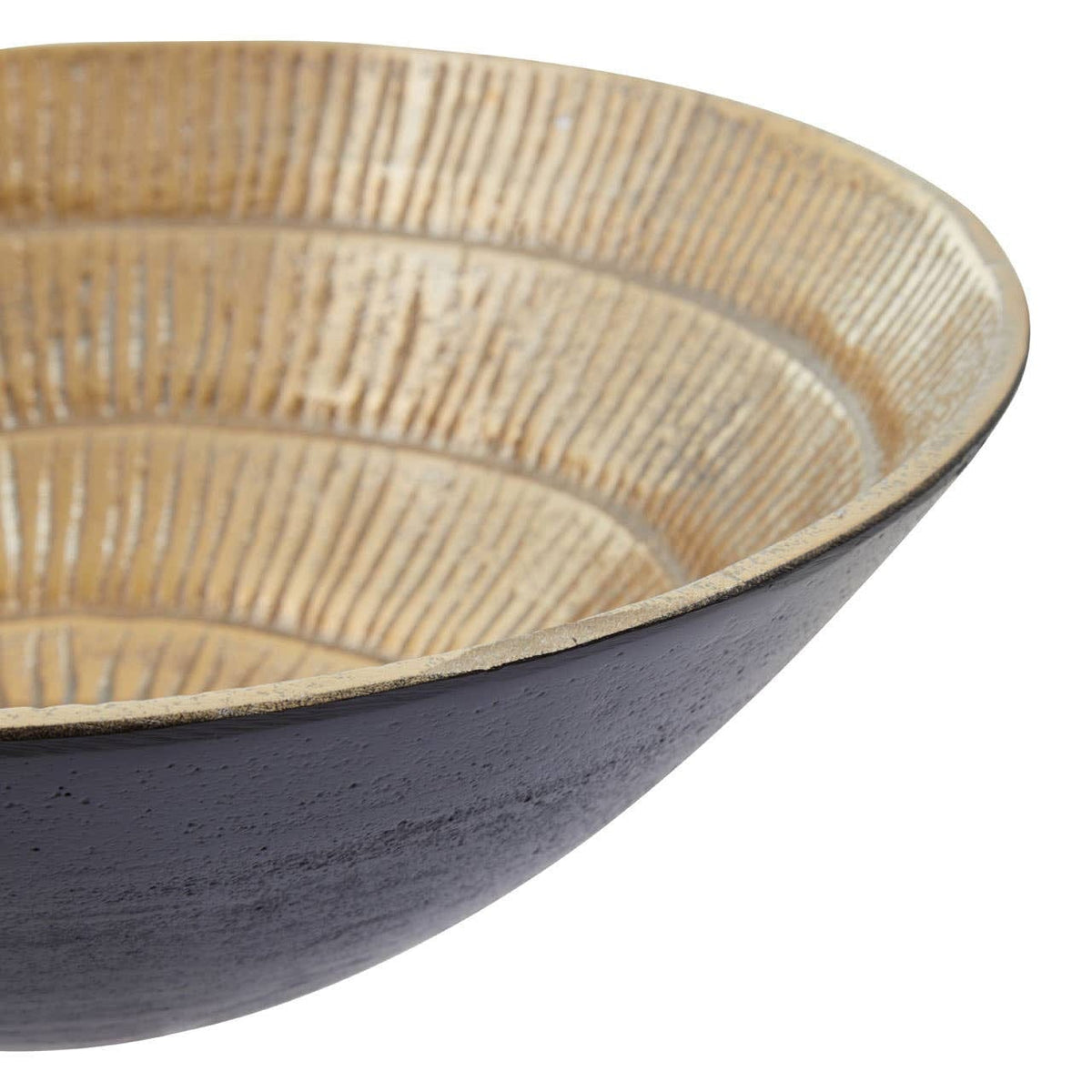 Hamilton Interiors Accessories Deomali Small Black And Gold Finish Bowl House of Isabella UK