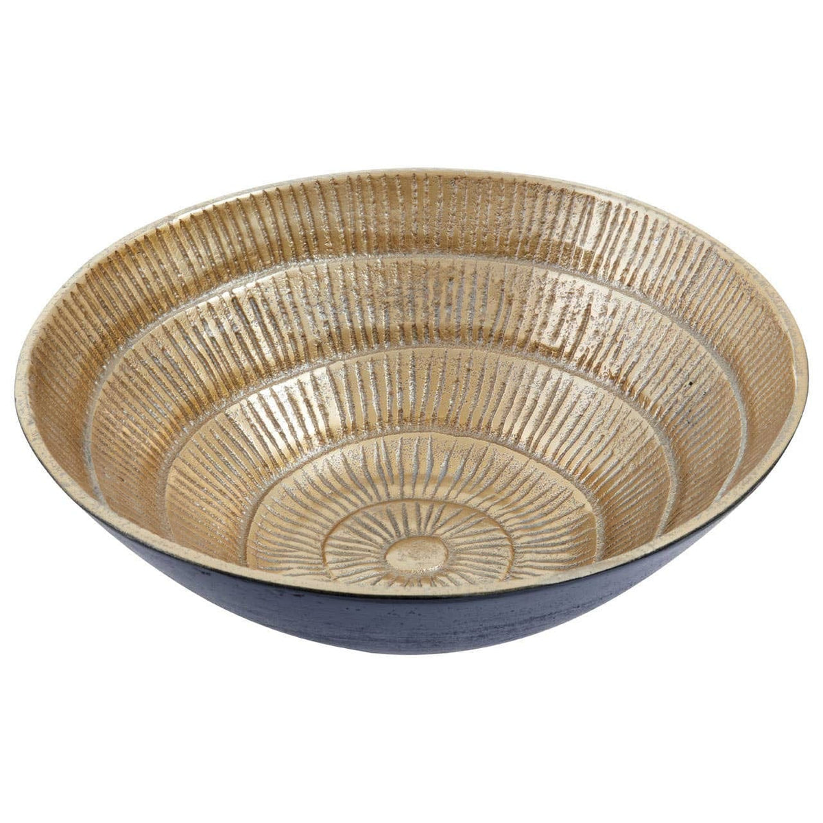 Hamilton Interiors Accessories Deomali Small Black And Gold Finish Bowl House of Isabella UK