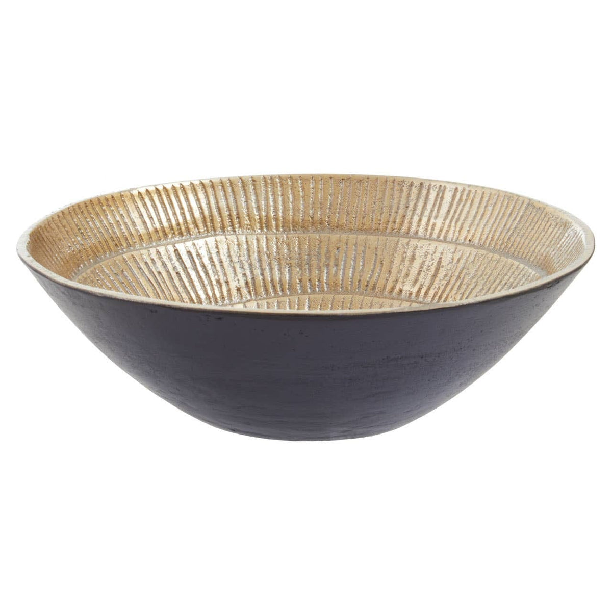 Hamilton Interiors Accessories Deomali Small Black And Gold Finish Bowl House of Isabella UK