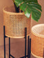 Hamilton Interiors Accessories Depok Large Rattan Planter with Metal Stand House of Isabella UK