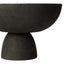 Hamilton Interiors Accessories Deriva Large Textured Black Pedestal Bowl House of Isabella UK
