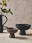 Hamilton Interiors Accessories Deriva Large Textured Black Pedestal Bowl House of Isabella UK