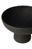 Hamilton Interiors Accessories Deriva Large Textured Black Pedestal Bowl House of Isabella UK
