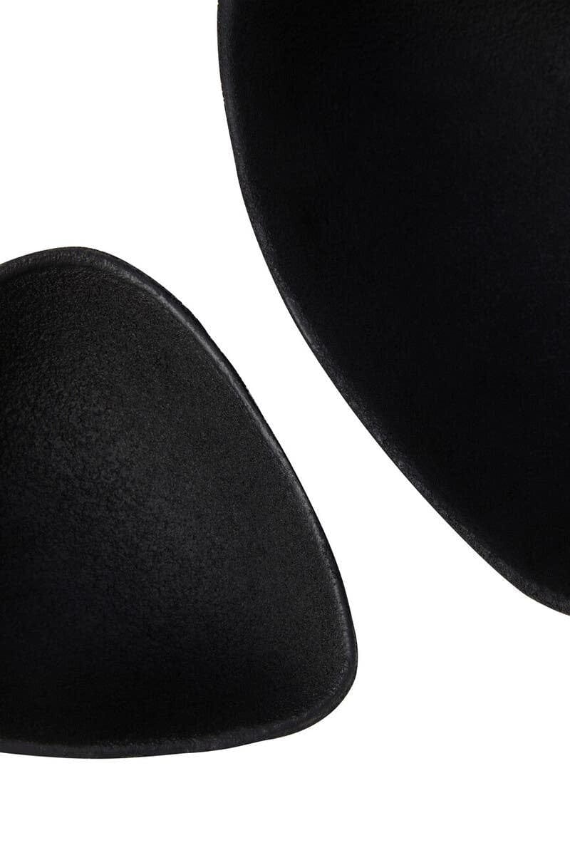 Hamilton Interiors Accessories Deriva Set of Two Textured Black Bowls House of Isabella UK