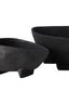 Hamilton Interiors Accessories Deriva Set of Two Textured Black Bowls House of Isabella UK