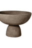 Hamilton Interiors Accessories Deriva Small Textured Grey Pedestal Bowl House of Isabella UK