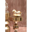 Hamilton Interiors Accessories Dion Set of Three Ombre Silver and Gold Finish Deco Balls House of Isabella UK