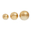 Hamilton Interiors Accessories Dion Set of Three Ombre Silver and Gold Finish Deco Balls House of Isabella UK