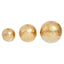 Hamilton Interiors Accessories Dion Set of Three Ombre Silver and Gold Finish Deco Balls House of Isabella UK