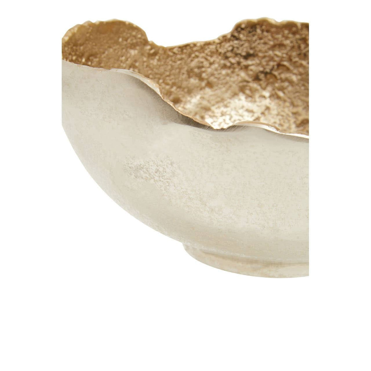 Hamilton Interiors Accessories Dion Small Nickel and Gold Finish Bowl House of Isabella UK