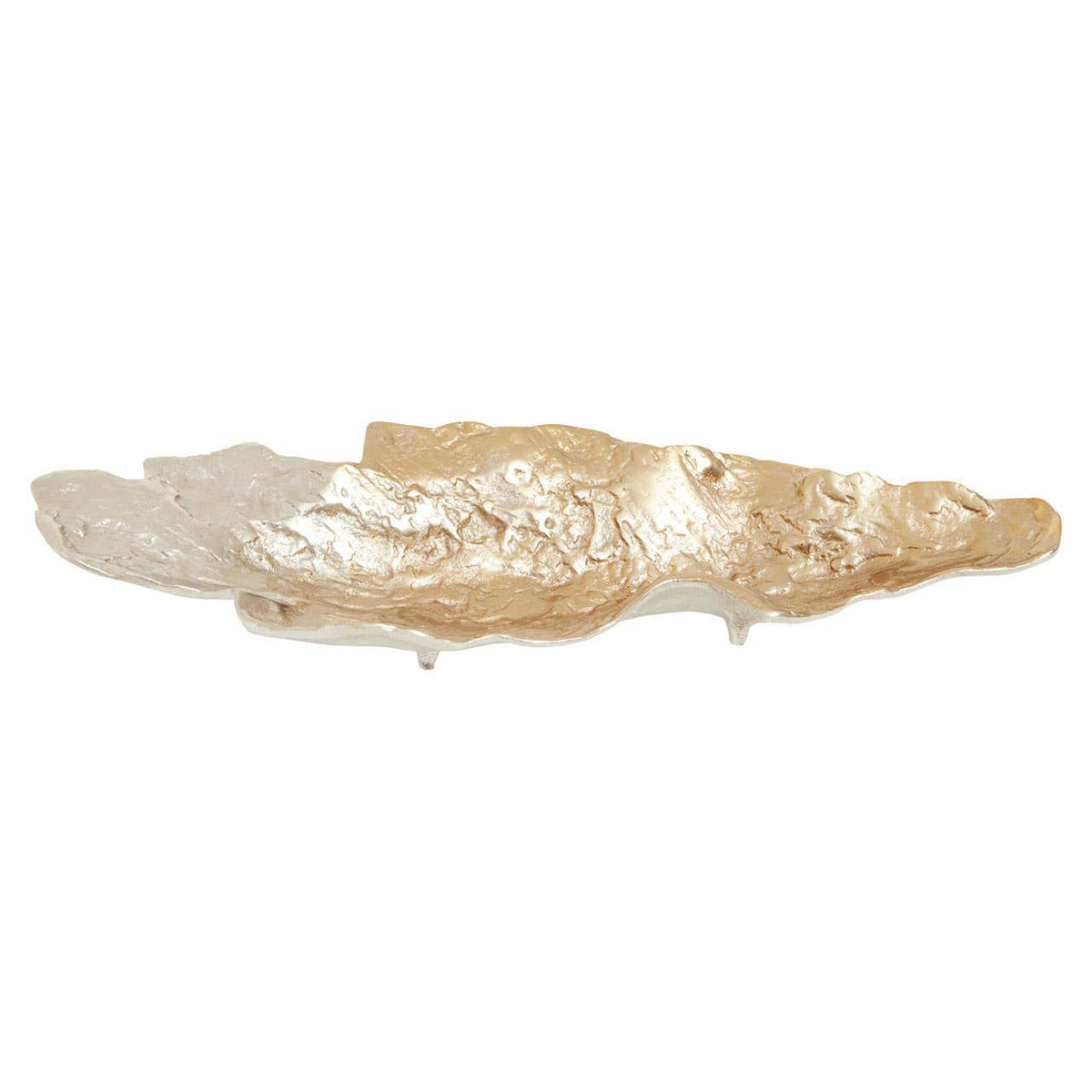 Hamilton Interiors Accessories Dion Small Ombre Silver and Gold Finish Dish House of Isabella UK