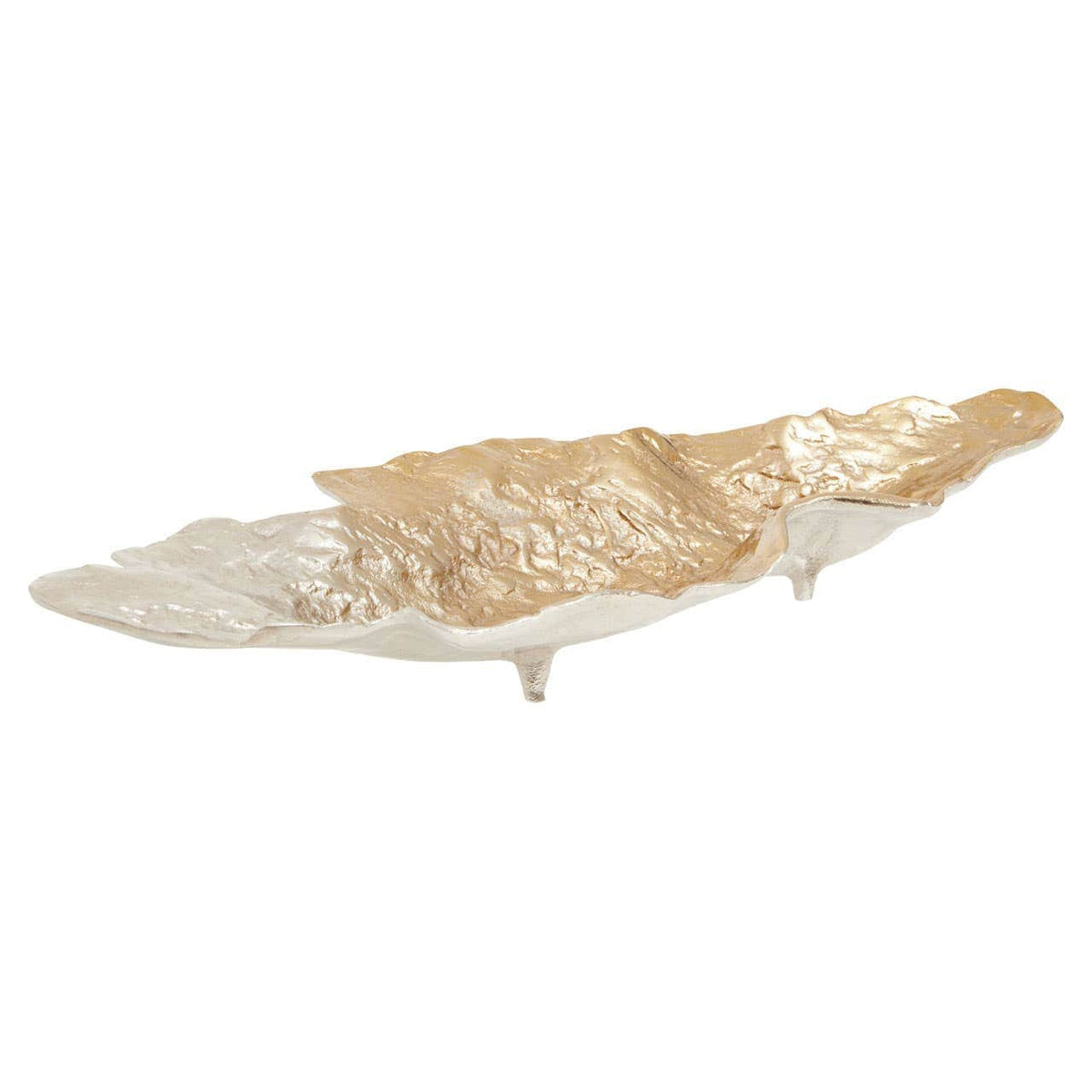Hamilton Interiors Accessories Dion Small Ombre Silver and Gold Finish Dish House of Isabella UK