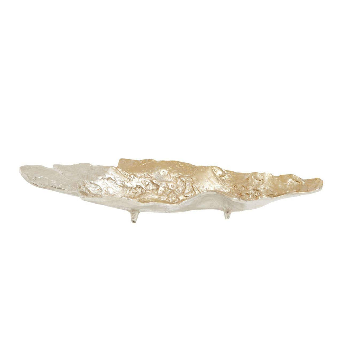 Hamilton Interiors Accessories Dion Small Ombre Silver and Gold Finish Dish House of Isabella UK