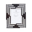 Hamilton Interiors Accessories Donato 4in x 6in Black and White Stripe Photo Frame House of Isabella UK