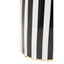 Hamilton Interiors Accessories Doria Large Black And White Stripes Ceramic Jar House of Isabella UK