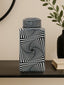 Hamilton Interiors Accessories Doria Small Black And White Ceramic Jar House of Isabella UK