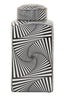 Hamilton Interiors Accessories Doria Small Black And White Ceramic Jar House of Isabella UK
