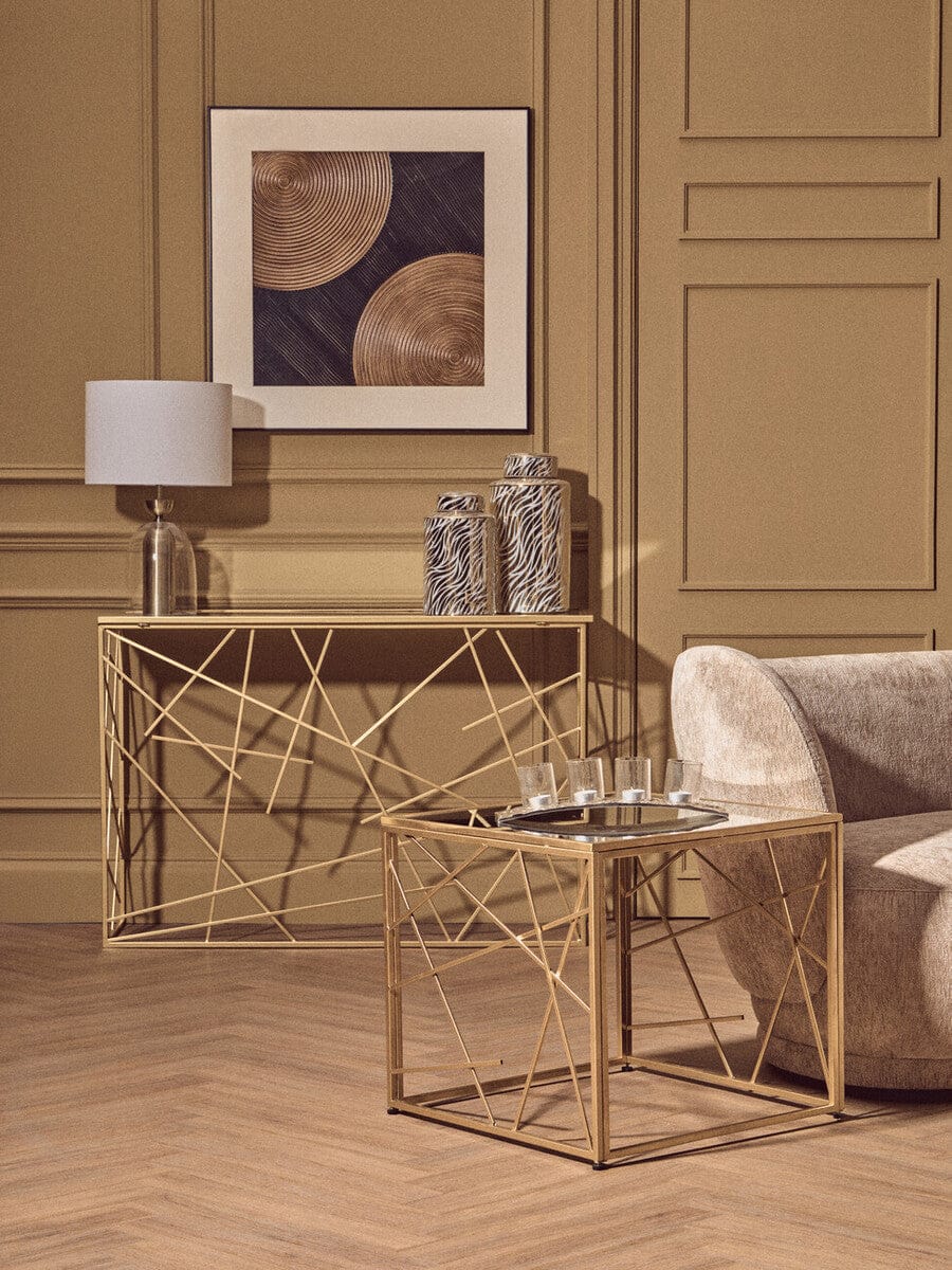 Hamilton Interiors Accessories Doria Small White And Gold Finish Ceramic Jar House of Isabella UK