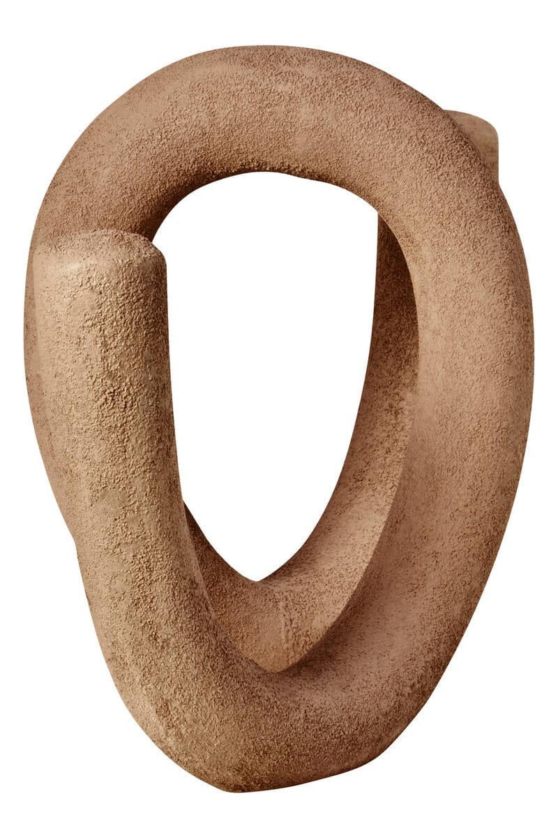 Hamilton Interiors Accessories Dunas Large Textured Beige Loop Sculpture House of Isabella UK