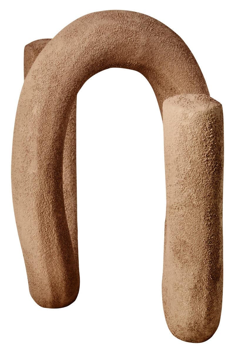 Hamilton Interiors Accessories Dunas Large Textured Beige Loop Sculpture House of Isabella UK
