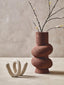 Hamilton Interiors Accessories Dunas Small Textured White Loop Sculpture House of Isabella UK