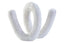 Hamilton Interiors Accessories Dunas Small Textured White Loop Sculpture House of Isabella UK