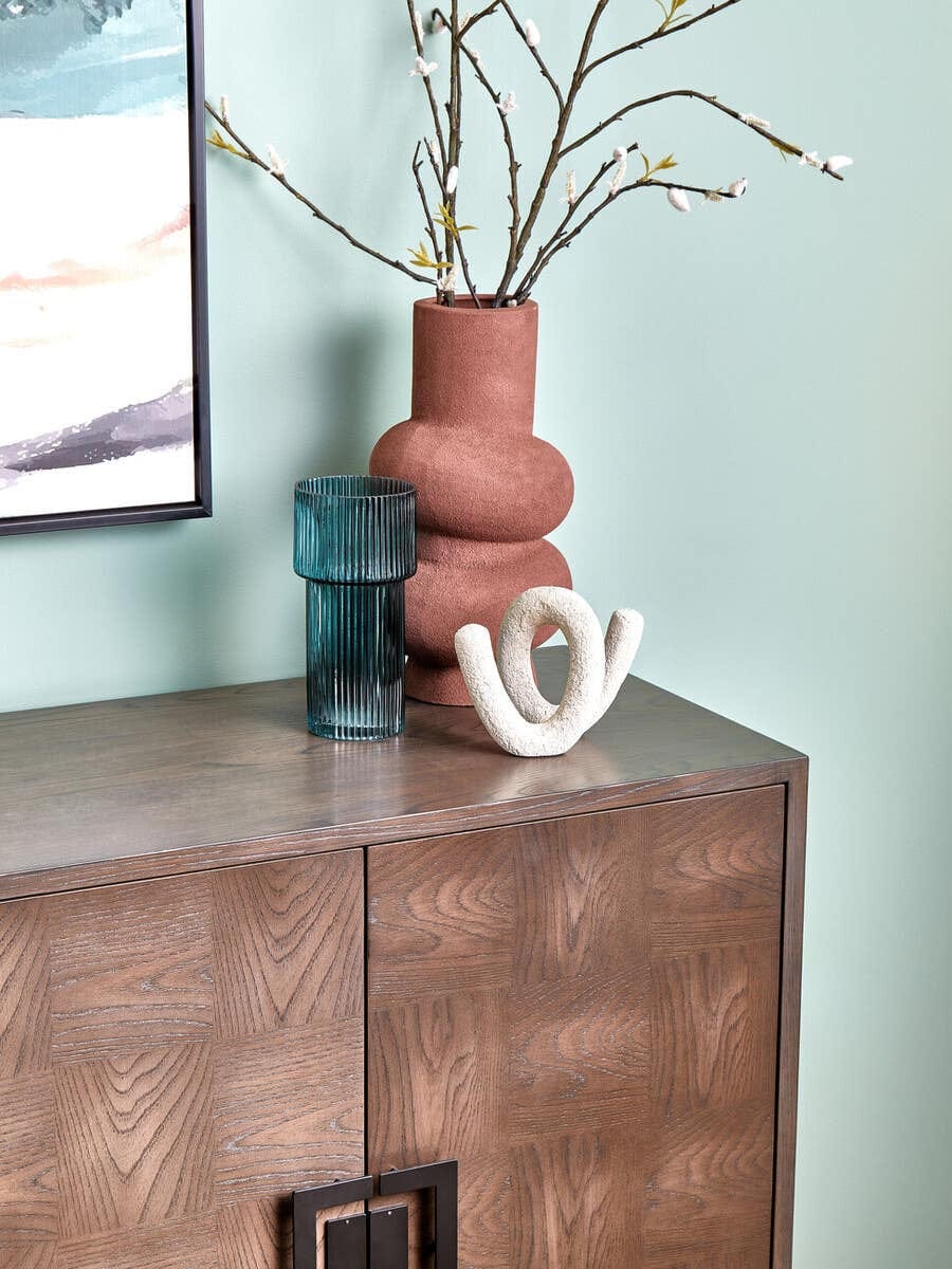 Hamilton Interiors Accessories Dunas Small Textured White Loop Sculpture House of Isabella UK