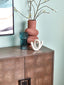 Hamilton Interiors Accessories Dunas Small Textured White Loop Sculpture House of Isabella UK
