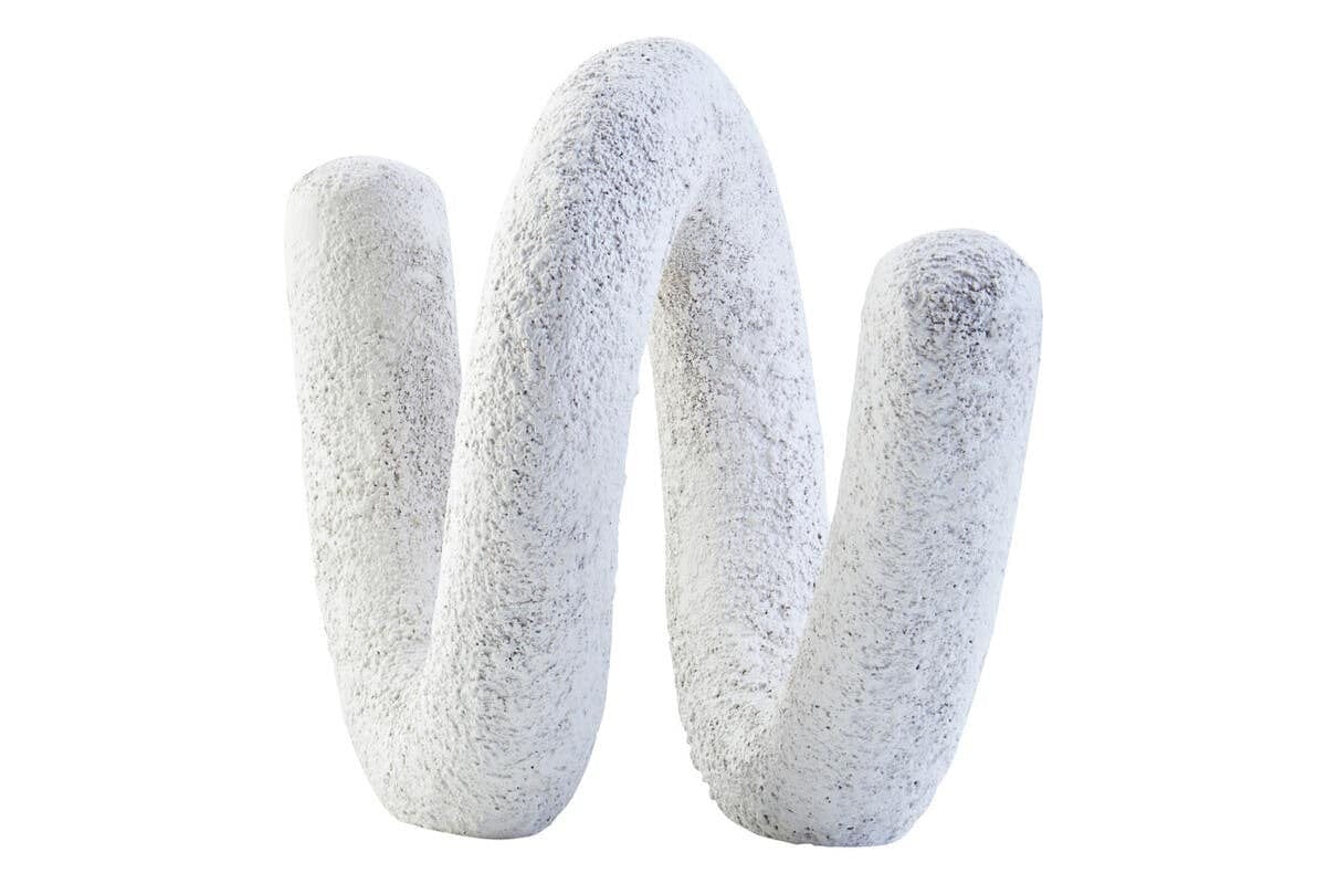 Hamilton Interiors Accessories Dunas Small Textured White Loop Sculpture House of Isabella UK