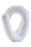 Hamilton Interiors Accessories Dunas Small Textured White Loop Sculpture House of Isabella UK