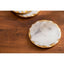 Hamilton Interiors Accessories Empire Set Of 4 Round White Marble Coasters House of Isabella UK
