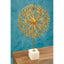 Hamilton Interiors Accessories Evra Gold Dandelion Sculpture On White Marble Base House of Isabella UK
