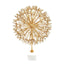 Hamilton Interiors Accessories Evra Gold Dandelion Sculpture On White Marble Base House of Isabella UK