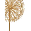 Hamilton Interiors Accessories Evra Gold Dandelion Sculpture On White Marble Base House of Isabella UK