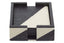 Hamilton Interiors Accessories Ezra Set Of Four Black And White Coasters With Holder House of Isabella UK