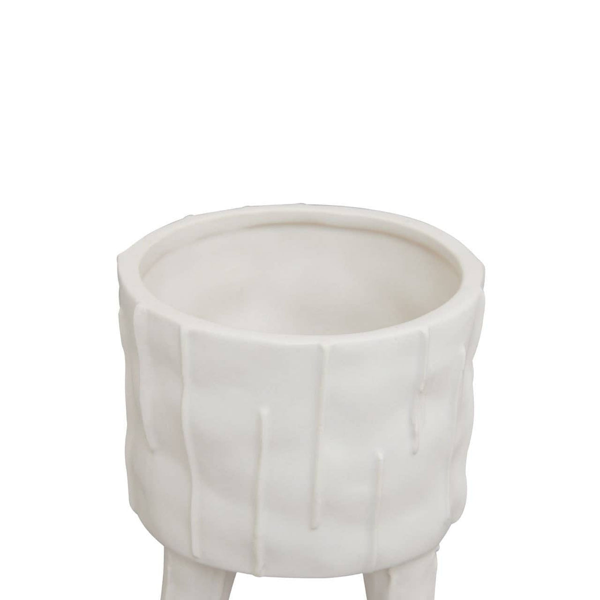 Hamilton Interiors Accessories Fara White Small Planter House of Isabella UK