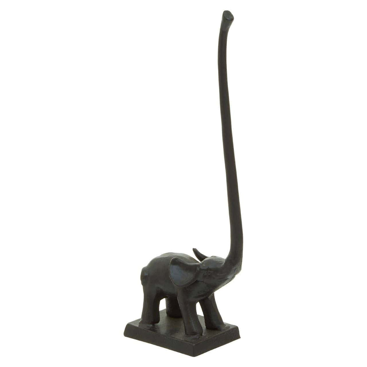 Hamilton Interiors Accessories Fauna Black Finish Elephant Toiler Roll Holder House of Isabella UK