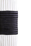 Hamilton Interiors Accessories Fidel Black and White Mango Wood Oblong Sculpture House of Isabella UK