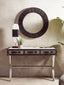 Hamilton Interiors Accessories Fidel Black and White Mango Wood Oblong Sculpture House of Isabella UK