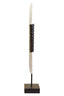 Hamilton Interiors Accessories Fidel Black and White Mango Wood Oblong Sculpture House of Isabella UK