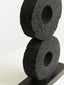 Hamilton Interiors Accessories Fidel Large Charred Black Mango Wood Log Candle Holder House of Isabella UK
