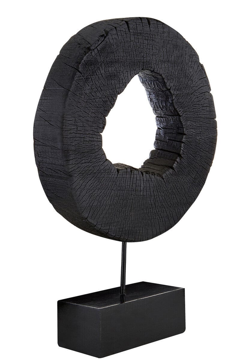 Hamilton Interiors Accessories Fidel Large Rustic Mango Wood Sculpture on Stand House of Isabella UK