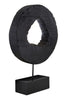 Hamilton Interiors Accessories Fidel Large Rustic Mango Wood Sculpture on Stand House of Isabella UK