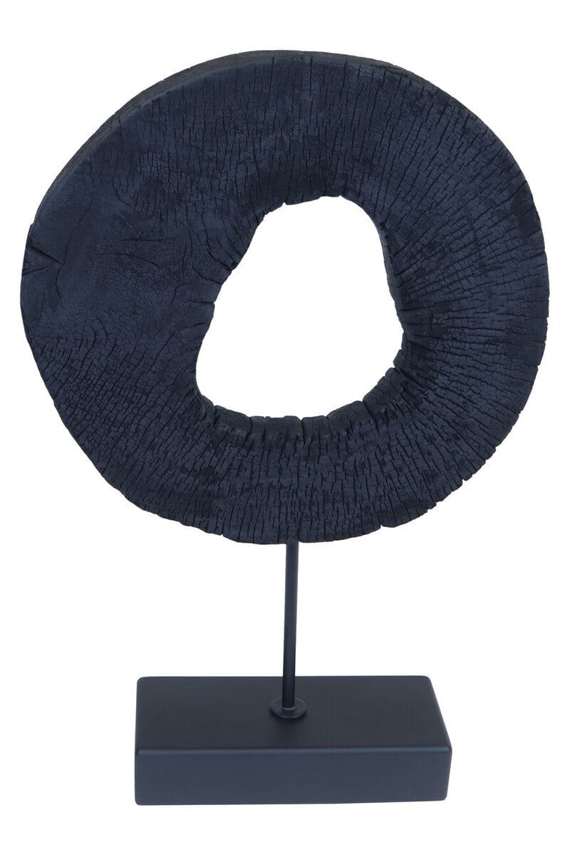 Hamilton Interiors Accessories Fidel Large Rustic Mango Wood Sculpture on Stand House of Isabella UK