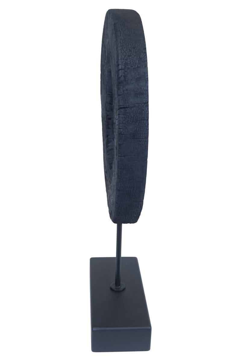 Hamilton Interiors Accessories Fidel Large Rustic Mango Wood Sculpture on Stand House of Isabella UK