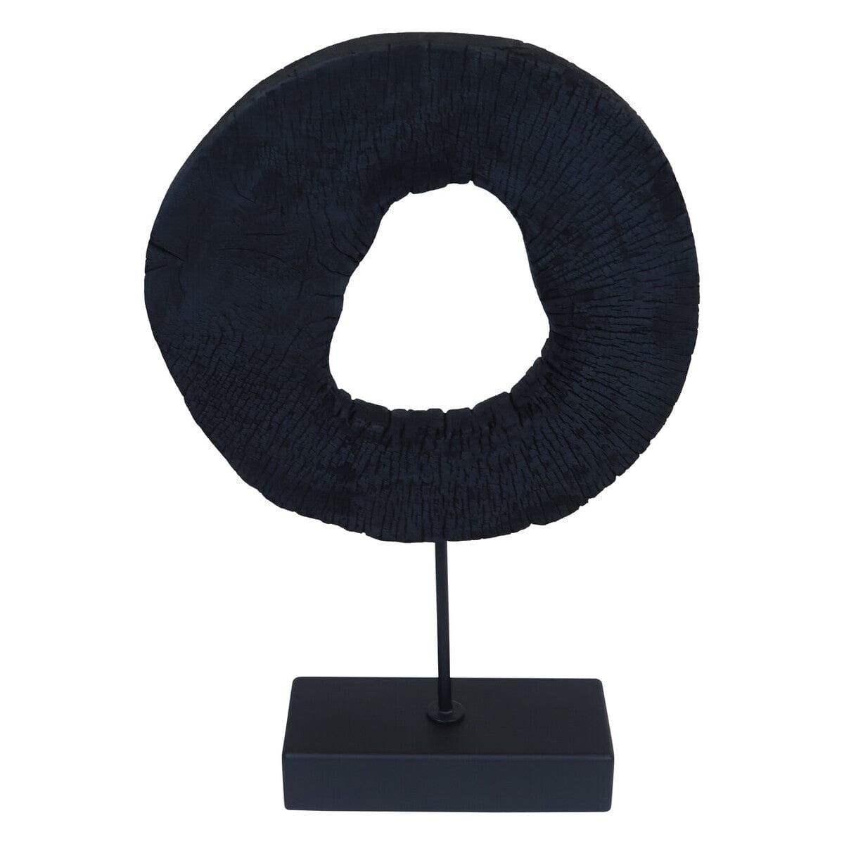 Hamilton Interiors Accessories Fidel Large Rustic Mango Wood Sculpture on Stand House of Isabella UK