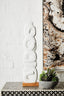 Hamilton Interiors Accessories Fidel Rustic White Mango Wood Ring Sculpture House of Isabella UK