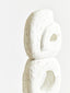 Hamilton Interiors Accessories Fidel Rustic White Mango Wood Ring Sculpture House of Isabella UK