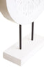 Hamilton Interiors Accessories Fidel Small Distressed White Mango Wood Sculpture House of Isabella UK